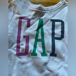 Vintage GAP kids sweatshirt shirt top lilac purple 8 M logo normcore purple